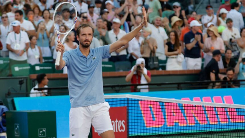 Daniil Medvedev hands Carlos Alcaraz his first loss at Indian Wells in 2026