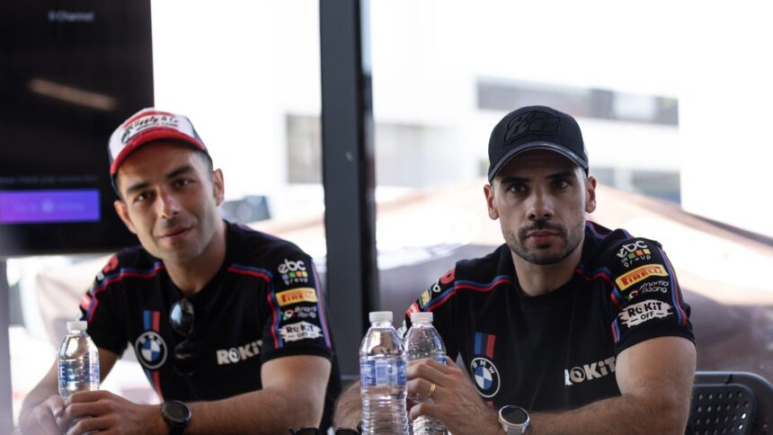 Danilo Petrucci, Miguel Oliveira, 2026 Portuguese WorldSBK, BMW roundtable. Credit: Gold and Goose.