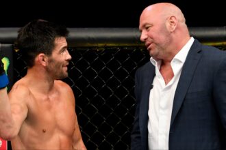 Dominick Cruz and UFC CEO Dana White