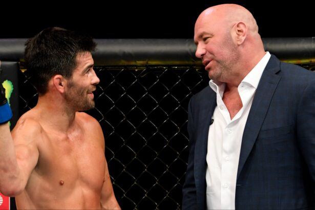 Dominick Cruz and UFC CEO Dana White