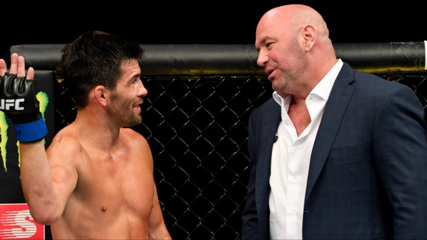 Dominick Cruz and UFC CEO Dana White