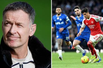 Split image of Chris Sutton and Pedro Neo in action for Chelsea