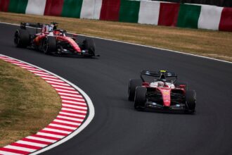 Leclerc claimed Ferrari's third podium of the season in Japan