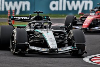 Russell had to settle with fourth in Japan