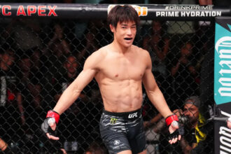 Tatsuro Taira inside the UFC Apex