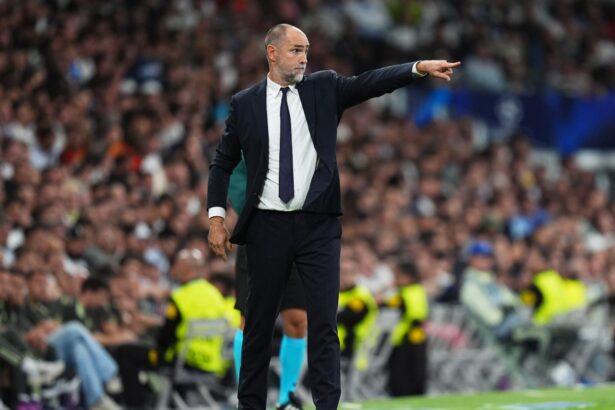 Igor Tudor during Juventus vs Real Madrid