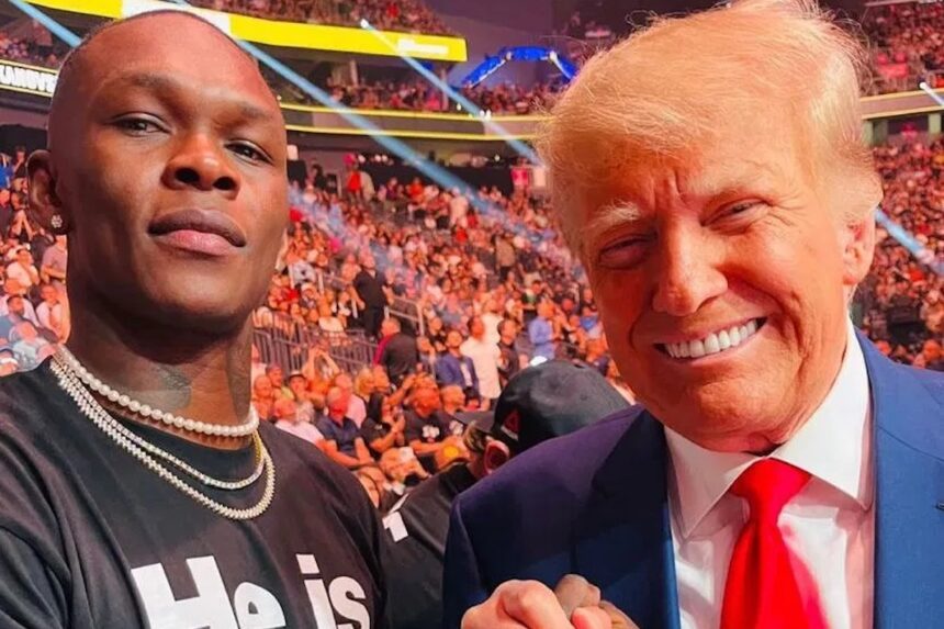 Israel Adesanya, Donald Trump, UFC White House