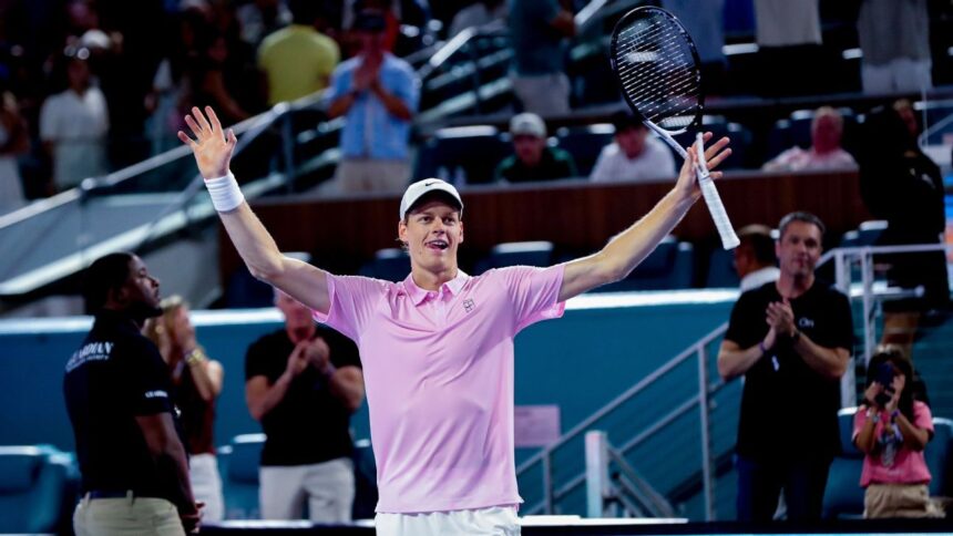 Jannik Sinner faces Jiri Rehekka in Miami Open men's final