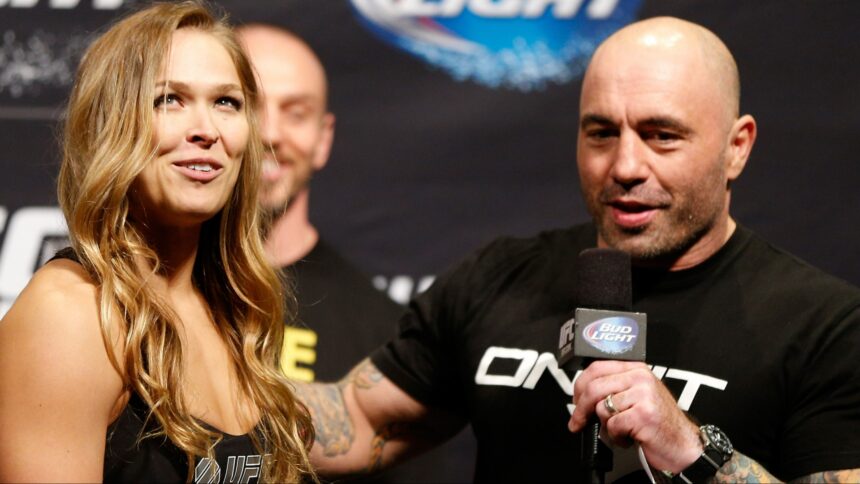 Ronda Rousey and Joe Rogan