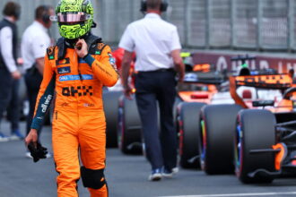 F1 world champion Lando Norris qualified a low-key sixth