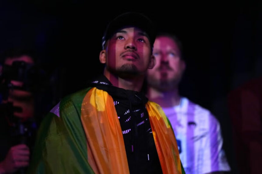 Joshua Van UFC walkout