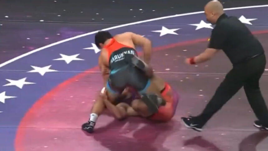 Arman Tsarukyan and Georgio Poullas brawl