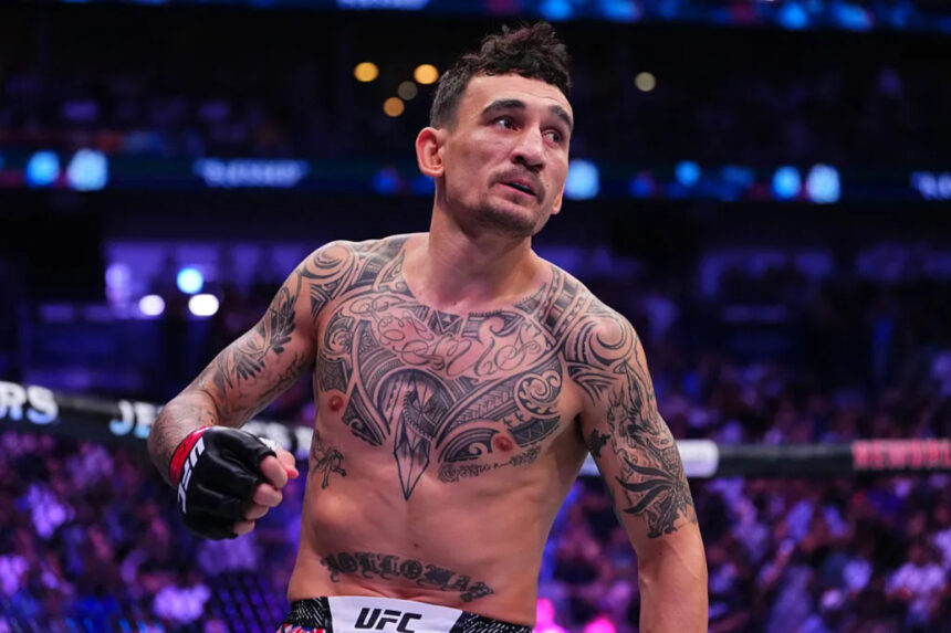Max Holloway enters UFC Octagon