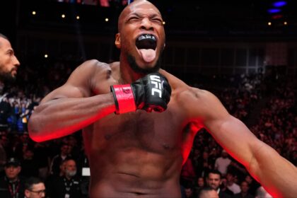 Michael 'Venom' Page walking out at UFC London
