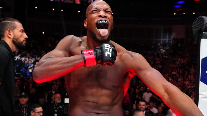 Michael 'Venom' Page walking out at UFC London