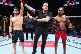 Movsar Evloev Overcomes Point Deduction to Defeat Lerone Murphy - UFC London Highlights