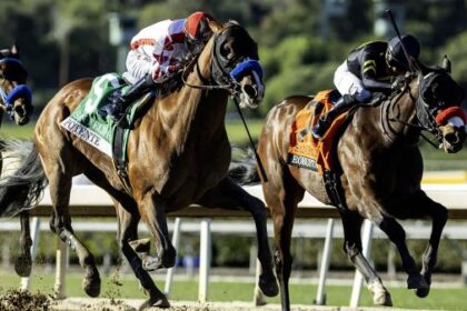 Potente surges with Baffert's San Felipe score, British Isles earn big cap