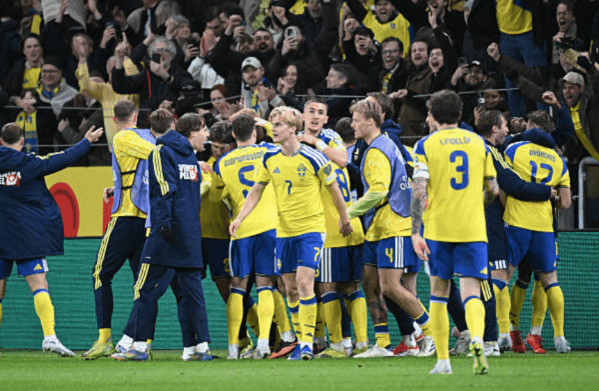 Sweden 3-2 Poland: Potter team wins thrilling World Cup play-offs, defeats hero Gokeres