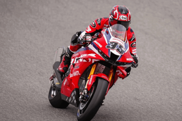 Somkiat Chantra, March 2026 Portimao WorldSBK Test. Credit: Honda Racing Corporation.