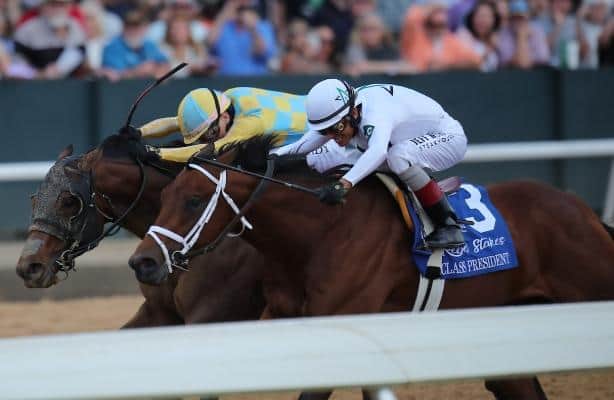 The class president won a 2-turn test for the rebels.