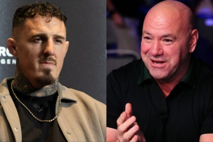 Tom Aspinall and Dana White