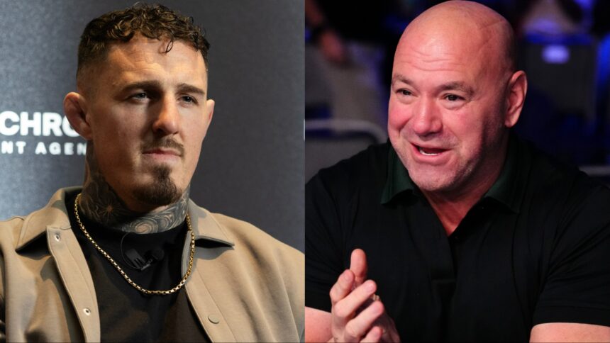 Tom Aspinall and Dana White