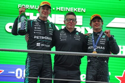 Russell is four points clear of Antonelli in the championship