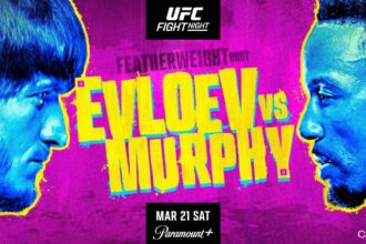 UFC London, Results, Movsar Evloev, Lerone Murphy, UFC