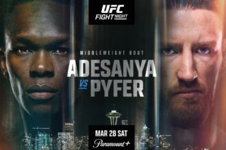 UFC Seattle, Results, Israel Adesanya, Joe Pyfer, UFC