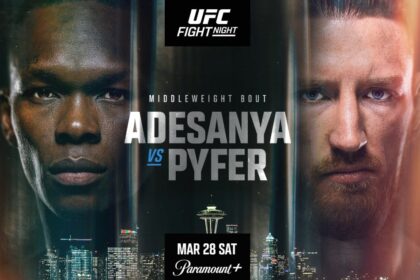 UFC Seattle, Results, Israel Adesanya, Joe Pyfer, UFC