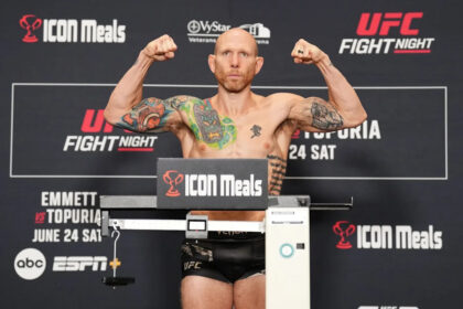 Josh Emmett UFC weigh in