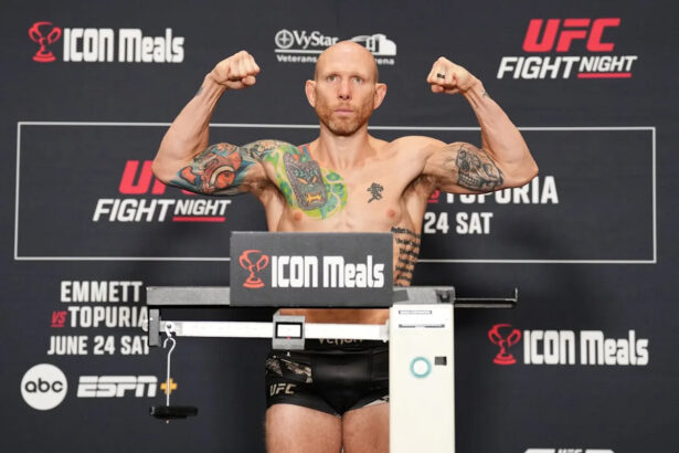 Josh Emmett UFC weigh in