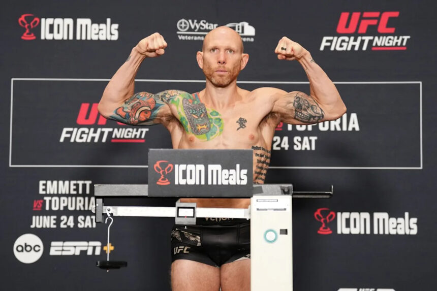 Josh Emmett UFC weigh in