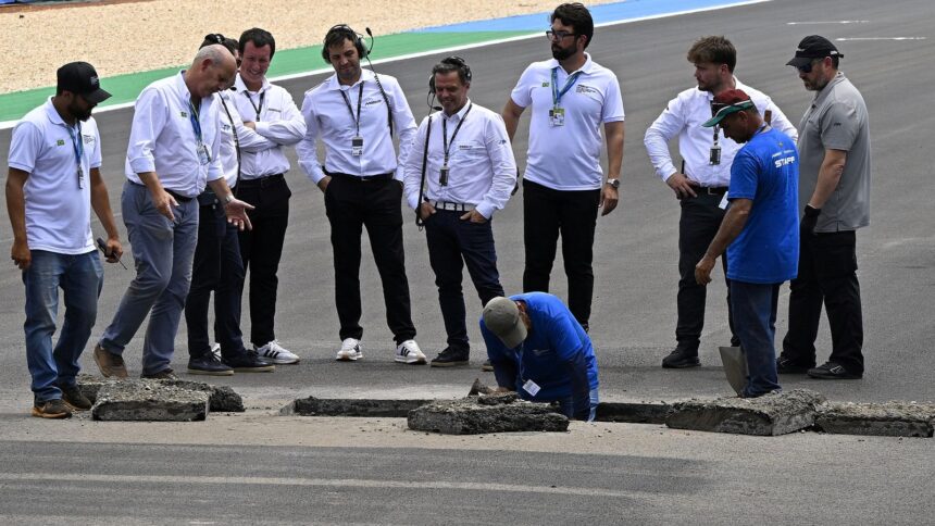Sinkhole, 2026 Brazilian MotoGP Sprint.