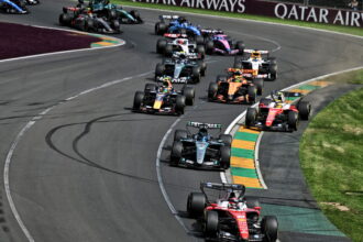 The start of the 2026 F1 Australian Grand Prix