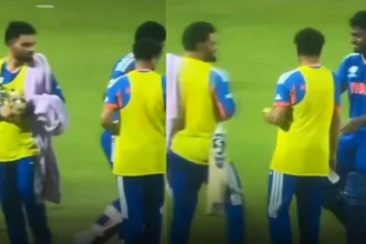 Rinku Singh accidentally ‘steals’ Sanju Samson’s bat mid-match! Hilarious video goes viral
