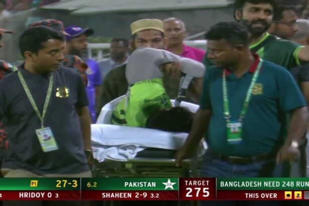 Scary Injury rules out Pakistan batter during second ODI against Bangladesh