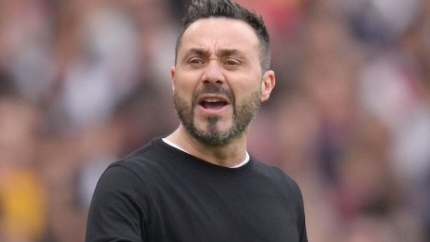 Roberto De Zerbi will no longer be in charge of Tottenham.