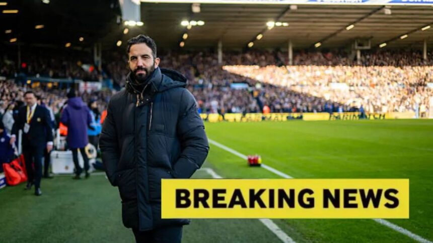 Former Manchester United manager Ruben Amorim