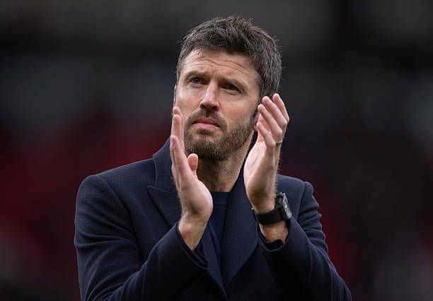 Manchester United manager Michael Carrick acknowledges the fans after the Premier League match between Manchester United and Crystal Palace at Old Trafford