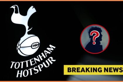 Tottenham badge with overlay of mystery player