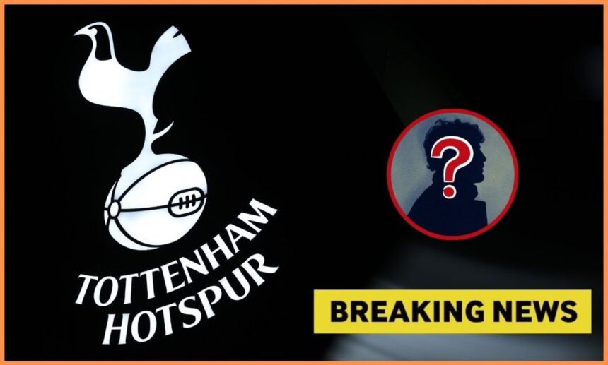 Tottenham badge with overlay of mystery player