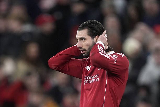Dominik Szoboszlai in action vs Tottenham