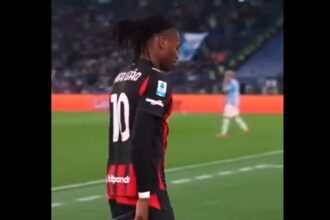 Rafael Leao angry at being substituted in AC Milan's loss to Lazio (video)