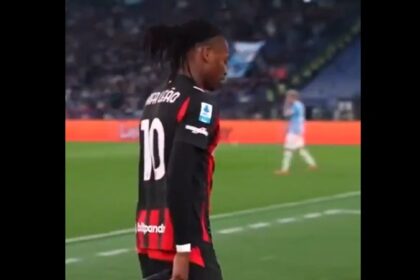 Rafael Leao angry at being substituted in AC Milan's loss to Lazio (video)