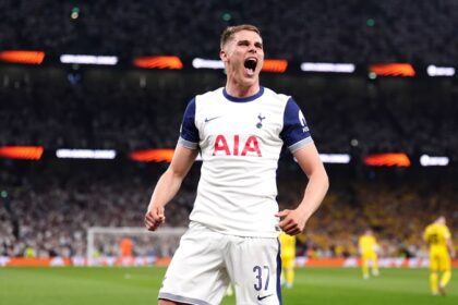 Micky van de Ven denies the idea Spurs players don't care about Premier League survival (video)