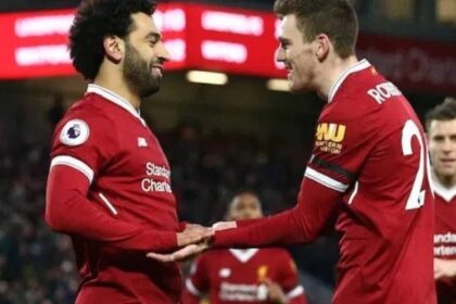 Scotland captain Andy Robertson pays tribute to Liverpool team-mate Mohamed Salah (video)
