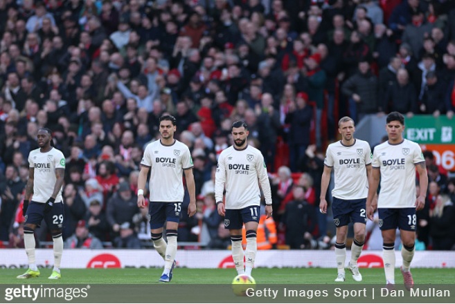 West Ham: teetering on a financial cliff - relegation would spell disaster