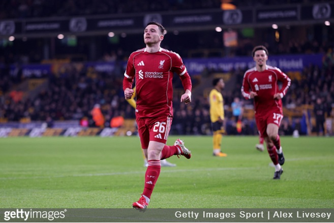 Wolves 1-3 Liverpool: Robertson scores a stunning goal in an impressive second half