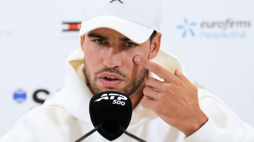 Carlos Alcaraz waits for wrist test ahead of French Open